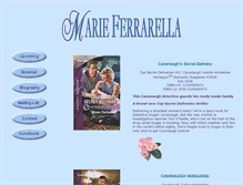 Tablet Screenshot of marieferrarella.com